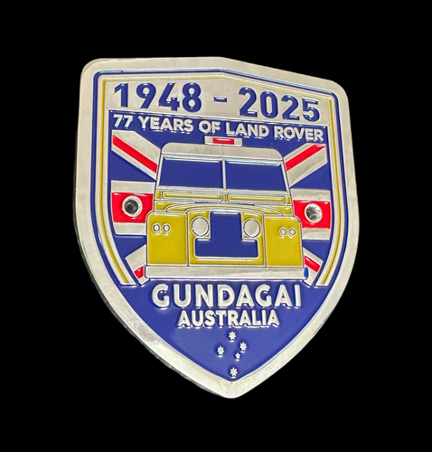 77yrs of Land Rover Gundagai Grille Badge