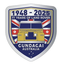 77yrs of Land Rover Gundagai Grille Badge