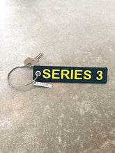 Land Rover SERIES 3 Embroidered Key Ring - Green & Yellow
