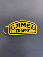 CAMEL TROPHY Embroidered Keyring - yellow and black