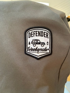 Defender Weekender Embroidered Velcro or Iron on Patch