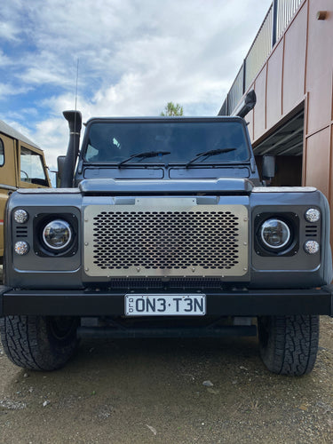 Stainless Steel Defender front grille