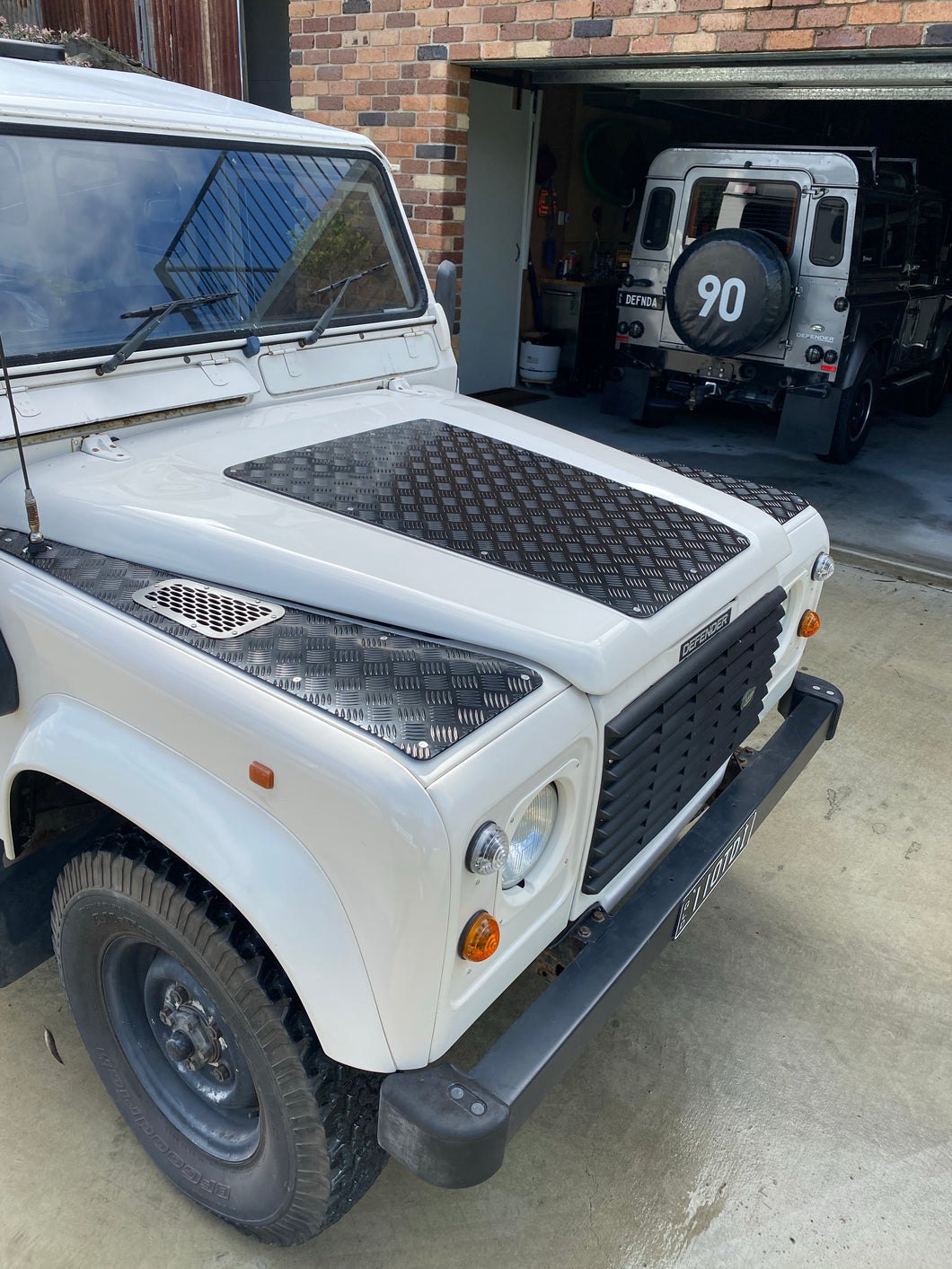 Stainless Steel vent covers Defender